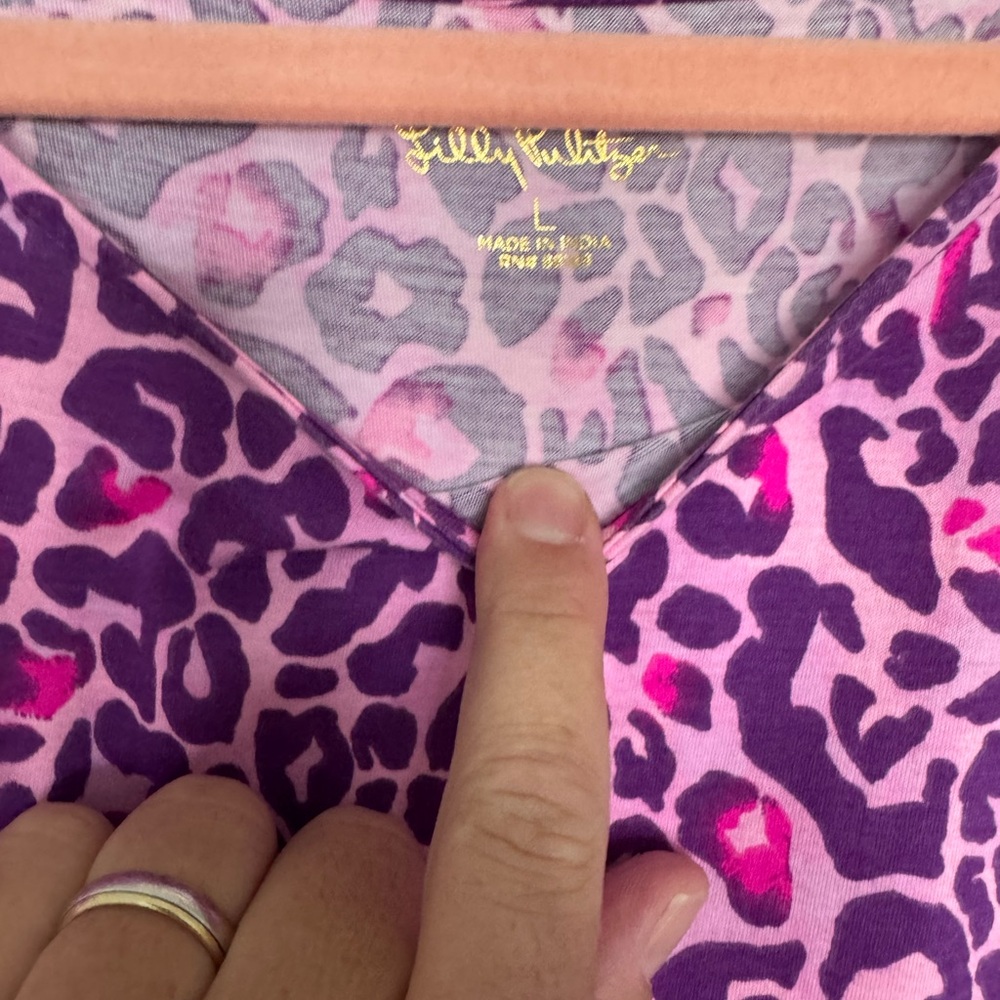 Pink Leopard Print Dress - Picture 3 of 3